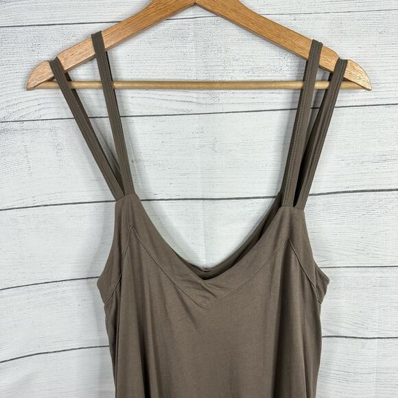 Indigenous Womens size Large Organic Cotton Strappy Layered Maxi Dress Stretchy - Picture 8 of 11